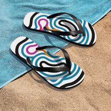 Load image into Gallery viewer, Koji Tiger Unisex Flip-Flops
