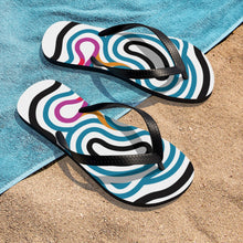Load image into Gallery viewer, Koji Tiger Unisex Flip-Flops