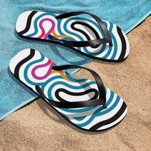 Load image into Gallery viewer, Koji Tiger Unisex Flip-Flops